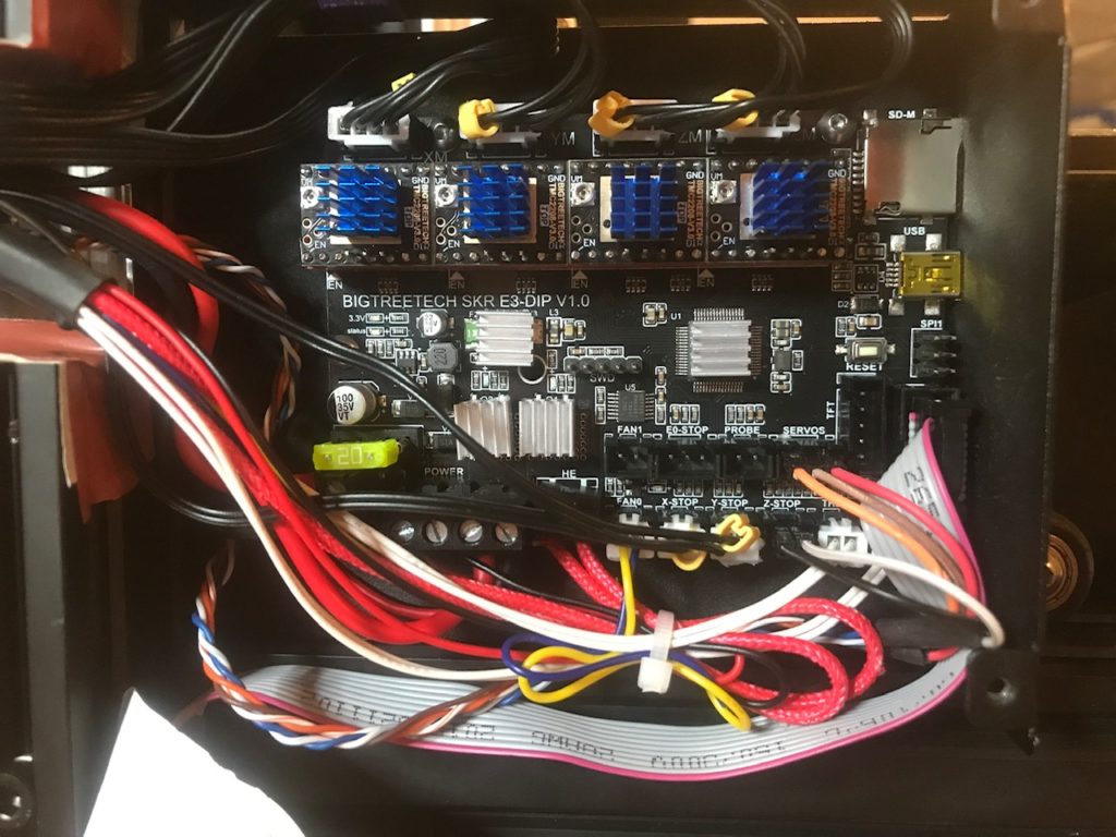 Installing the SKR E3 Dip mainboard into an Ender3, using TMC2208 v3 in